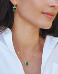 THOMAS SABO Necklace with Turquoise Teardrop Stone