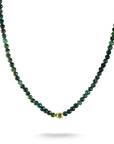 THOMAS SABO Elyndra Necklace with Green Moss Agate Beads