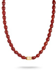 THOMAS SABO Elyndra Necklace with Red Agate Beads