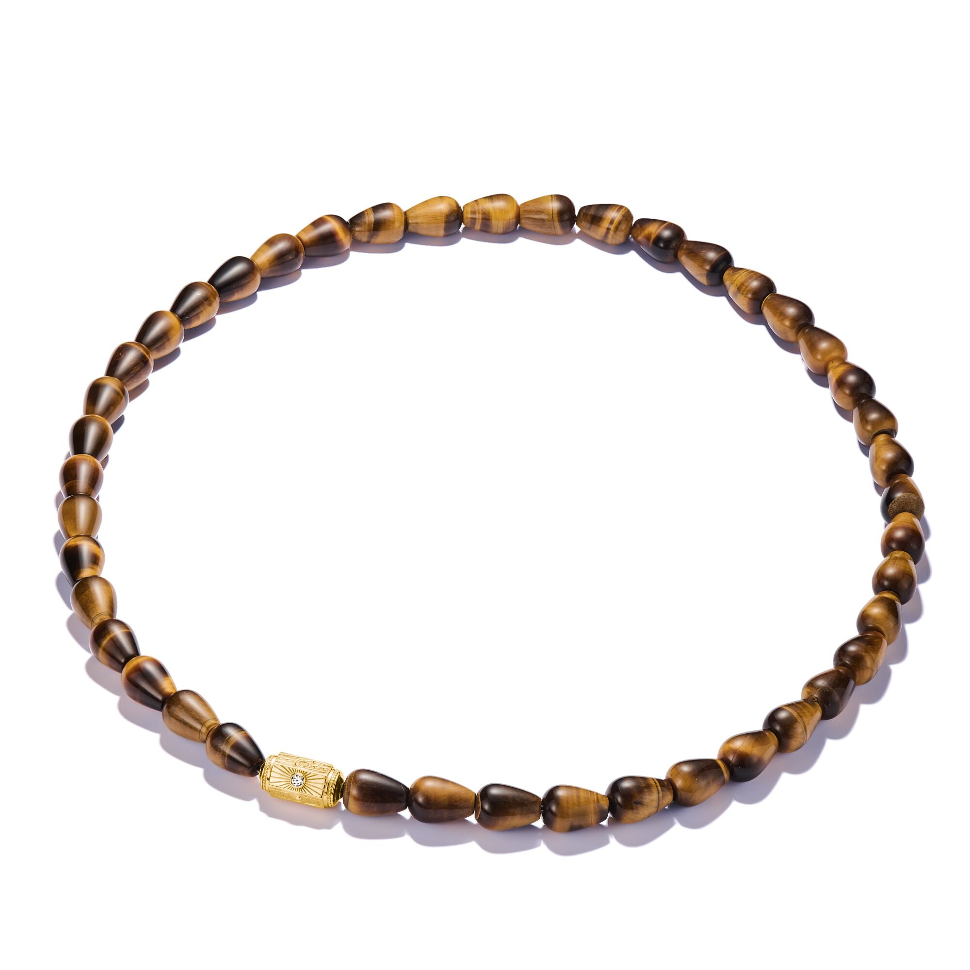 THOMAS SABO Elyndra Necklace with Tigerâs Eye Beads