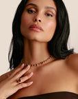 THOMAS SABO Elyndra Necklace with Red Stones