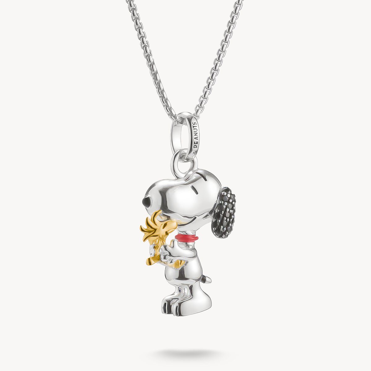 THOMAS SABO Snoopy &amp; Woodstock PavÃ© PEANUTS Necklace