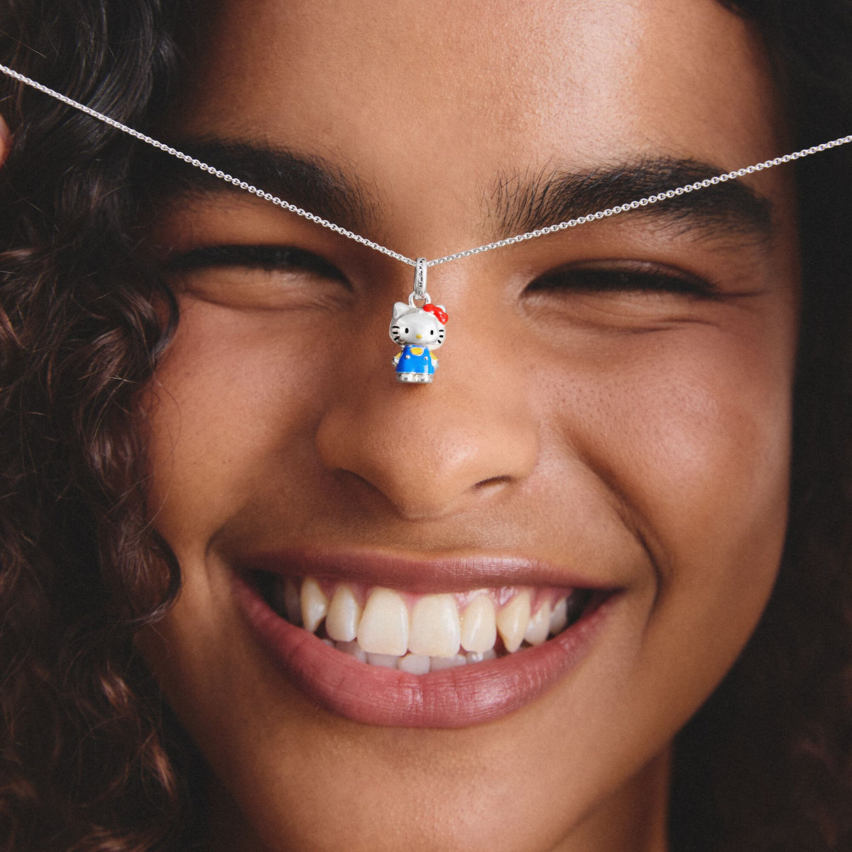 Hello Kitty Necklace blue