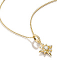 Necklace star with zirconia