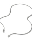 Stainless Steel Snake Chain Necklace 2mm