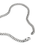 Stainless Steel Curb Chain Necklace 9mm