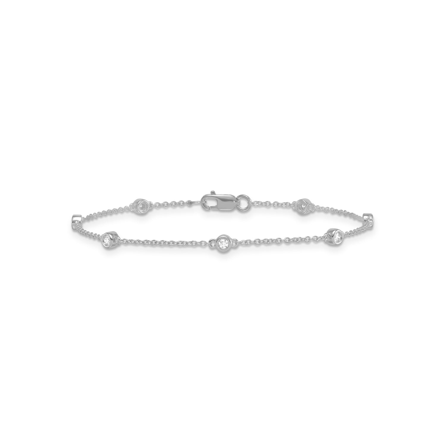9CT VIVIANNE DIAMOND BRACELET - LAB
