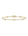 9CT VIVIANNE DIAMOND BRACELET - LAB