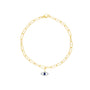 9CT ANASTASIA EVIL EYE BRACELET - LAB