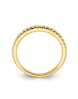 9CT DAINTY DIAMOND BAND - LAB