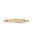 9CT DAINTY DIAMOND BAND - LAB
