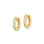 9CT TESSA DIAMOND HUGGIE EARRINGS