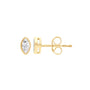 9CT DELILIAH MARQUISE DIAMOND STUD EARRINGS - LAB