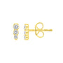 9CT FREYA DIAMOND STUD EARRINGS - LAB