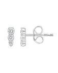 9CT FREYA DIAMOND STUD EARRINGS - LAB