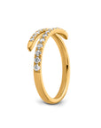 9CT AMAYA DIAMOND BAND - LAB