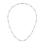 9CT DIAMOND SATELLITE CHAIN - LAB