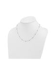 9CT DIAMOND SATELLITE CHAIN - LAB