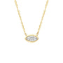 9CT DELILAH DIAMOND NECKLACE - LAB