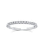 9CT 25PT DIAMOND BAND - LAB