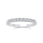 9CT DEMI 50PT DIAMOND BAND - LAB