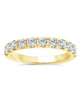 9CT DEMI 1CT DIAMOND BAND - LAB