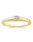 9CT SOFIA DIAMOND RING - LAB