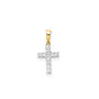 9CT ESME DIAMOND CROSS - LAB