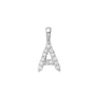 9CT LAB DIAMOND INITIAL PENDANT