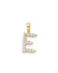 9CT LAB DIAMOND INITIAL PENDANT
