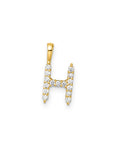 9CT LAB DIAMOND INITIAL PENDANT