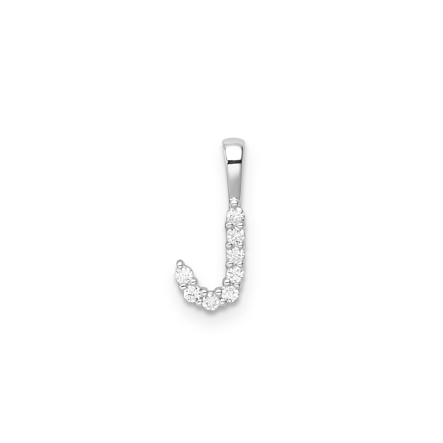 9CT LAB DIAMOND INITIAL PENDANT