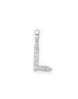 9CT LAB DIAMOND INITIAL PENDANT