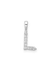 9CT LAB DIAMOND INITIAL PENDANT
