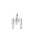 9CT LAB DIAMOND INITIAL PENDANT