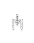 9CT LAB DIAMOND INITIAL PENDANT