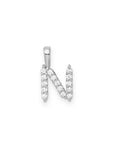 9CT LAB DIAMOND INITIAL PENDANT