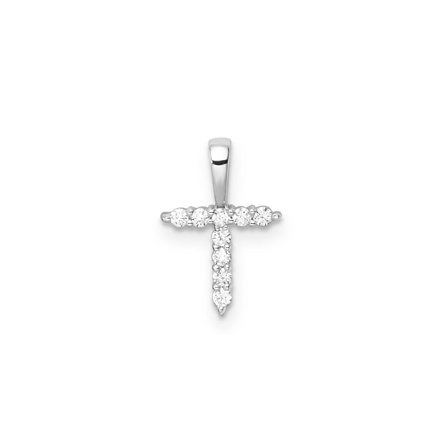 9CT LAB DIAMOND INITIAL PENDANT