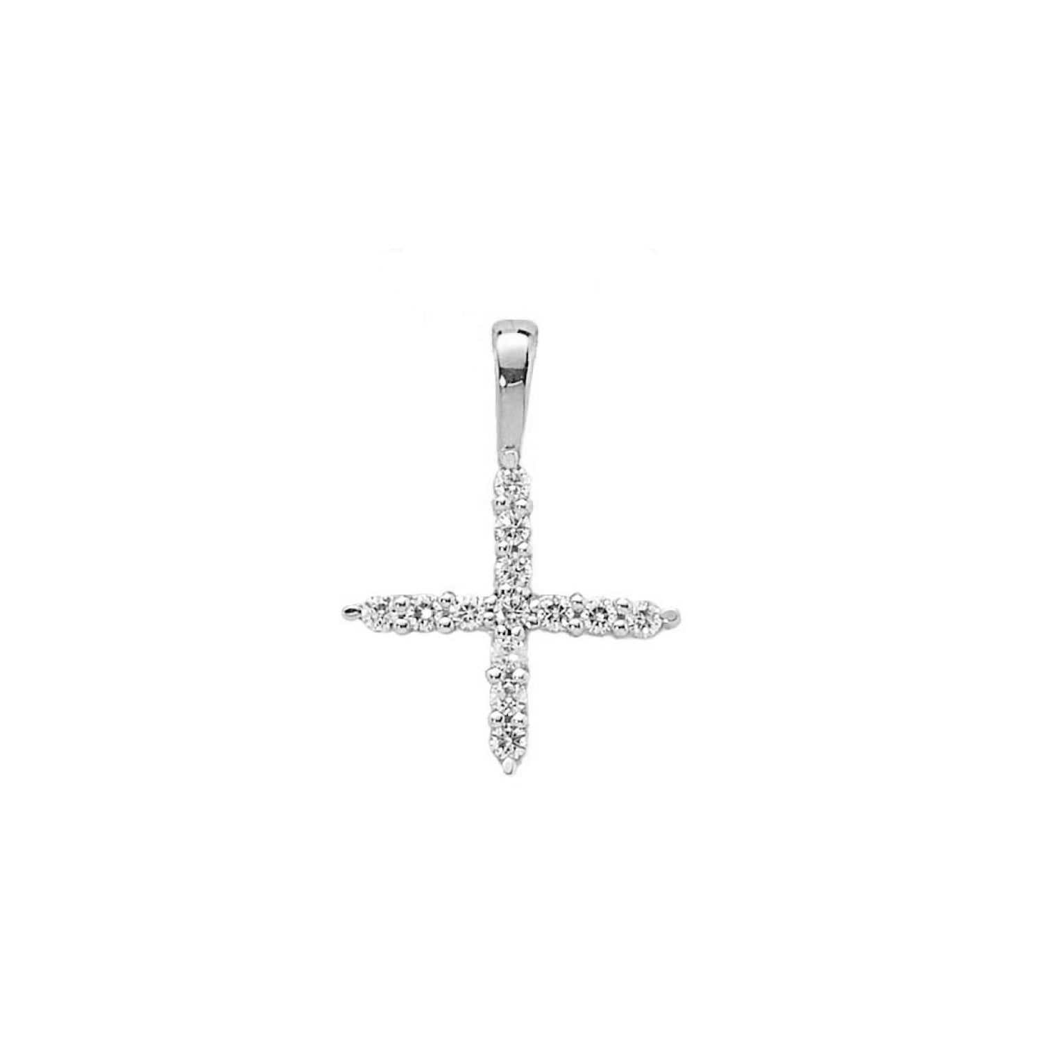 9CT LAB DIAMOND INITIAL PENDANT