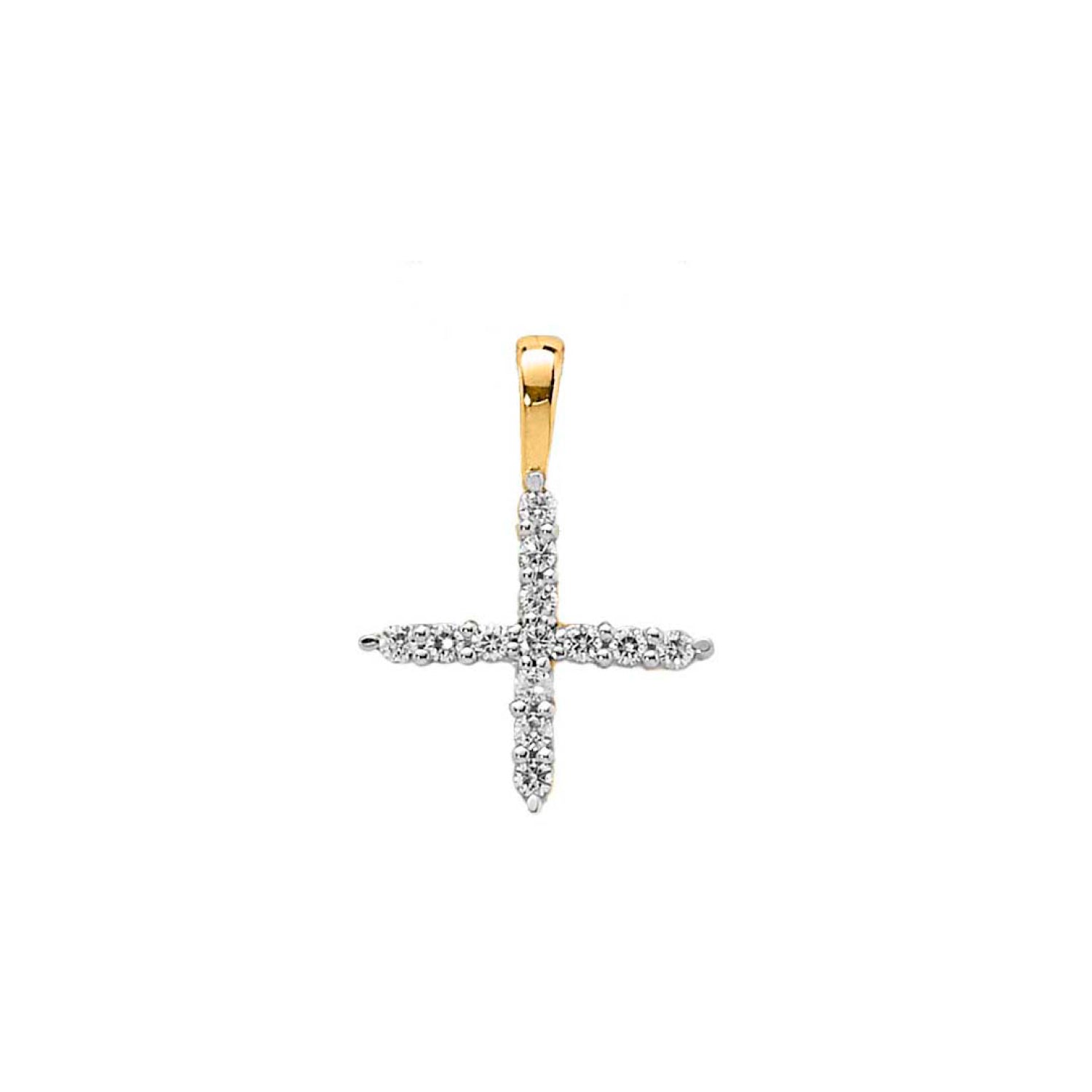 9CT LAB DIAMOND INITIAL PENDANT