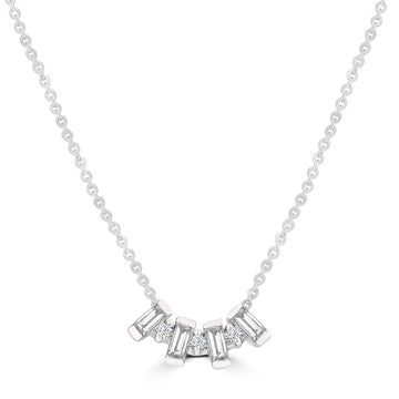 9CT MAIZIE DIAMOND NECKLACE