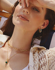 Ania Haie Gold Malachite Reversible Vacation Necklace
