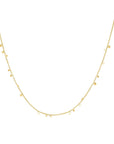 Ania Haie Gold Mini Disc Drop Stacking Necklace