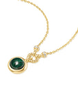Ania Haie Gold Malachite Reversible Vacation Necklace