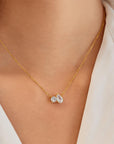 Ania Haie Gold Toi & Moi Necklace