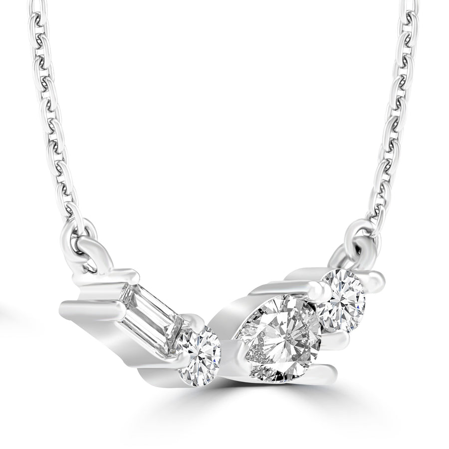 9CT CORRINE DIAMOND NECKLACE