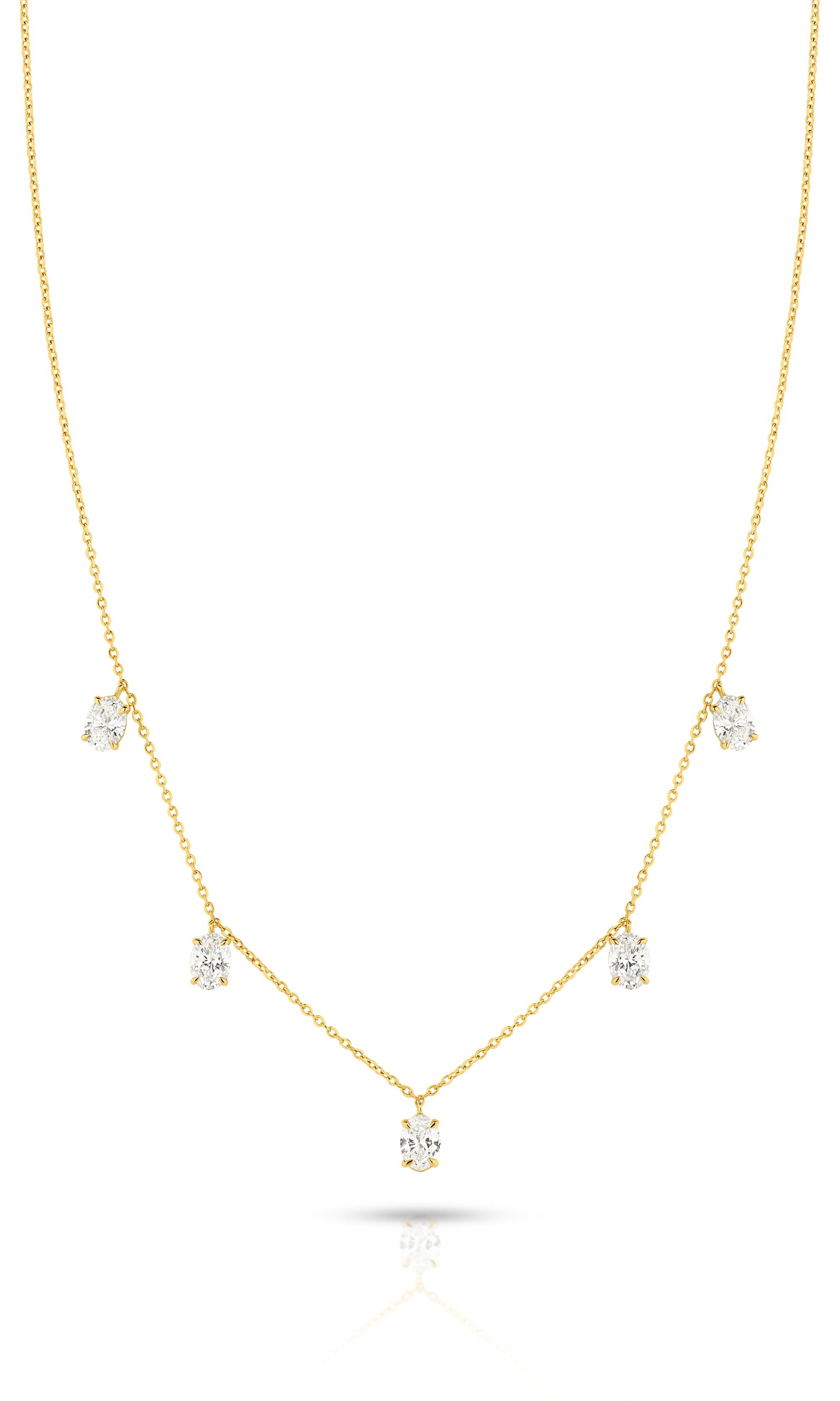 HEIRLOOM ADELINE DIAMOND NECKLACE - SOLID GOLD