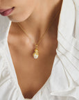 Pendant octopus with pearl