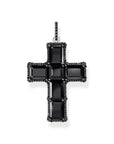 THOMAS SABO Cross pendant with black zirconia