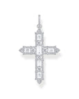 THOMAS SABO Cross pendant with white zirconia